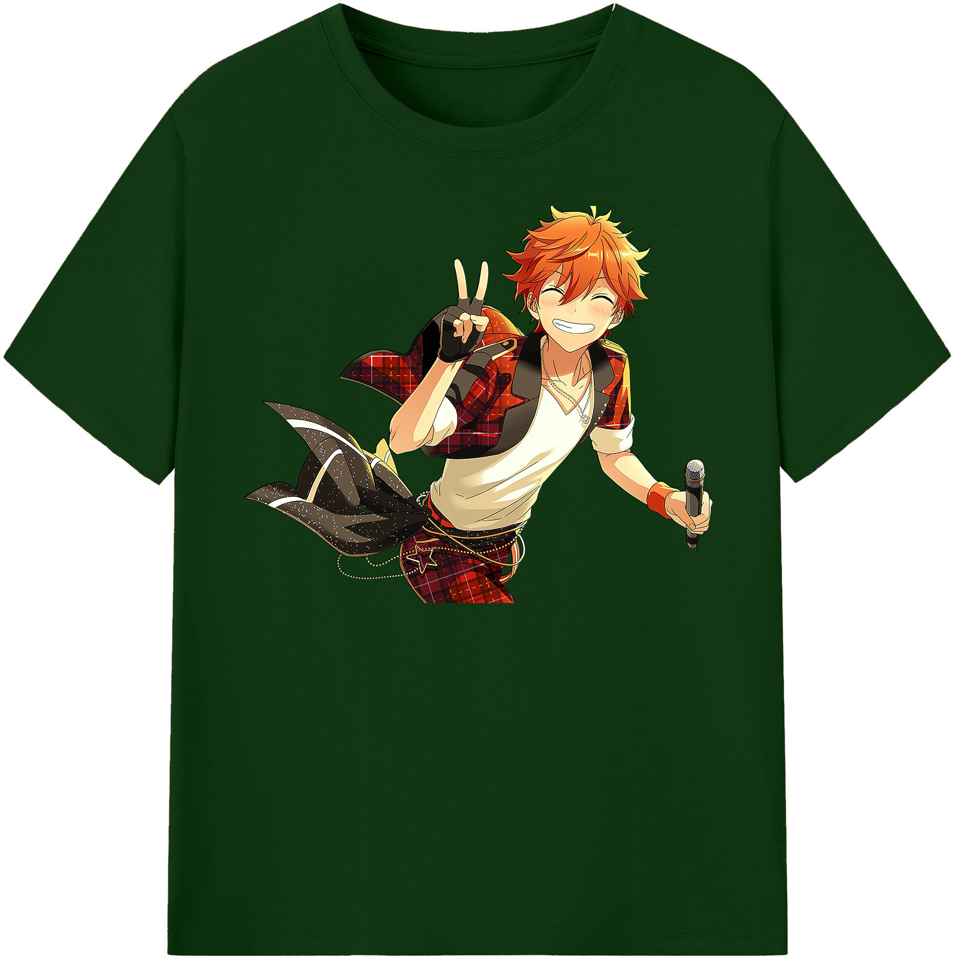 （画像用） あんさんぶるスターズ! Ensemble Stars 綿100％半袖Tシャツ（フロントプリント）